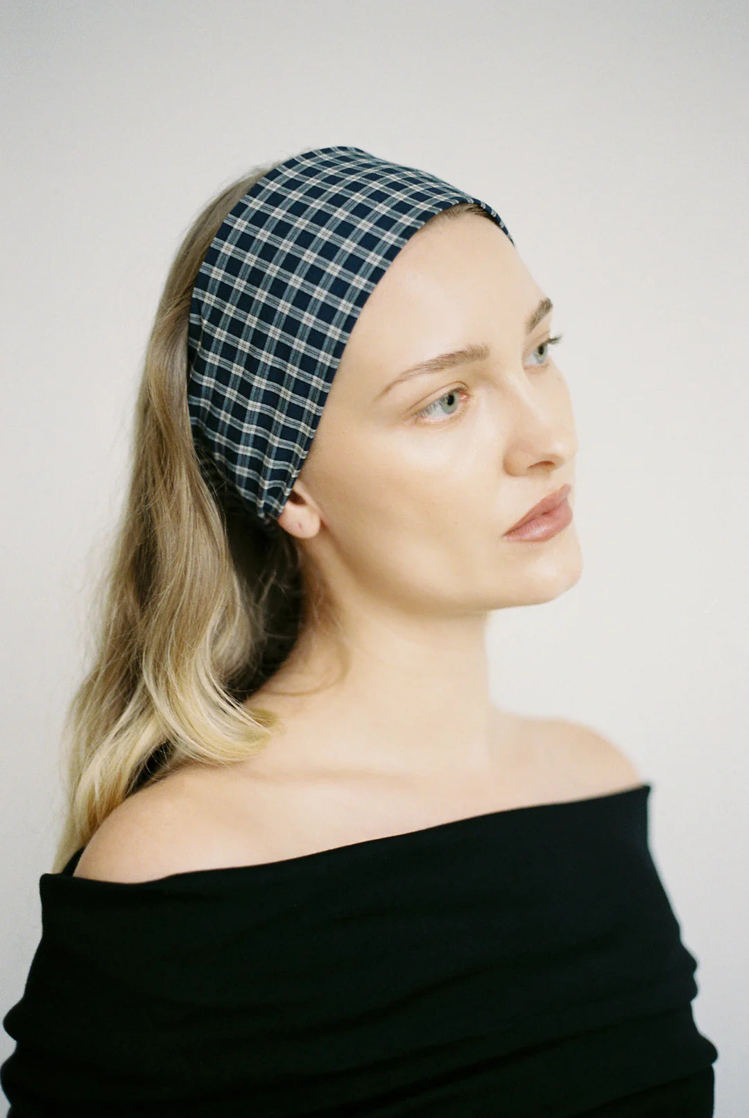 Riviera Headband In Carter Plaid