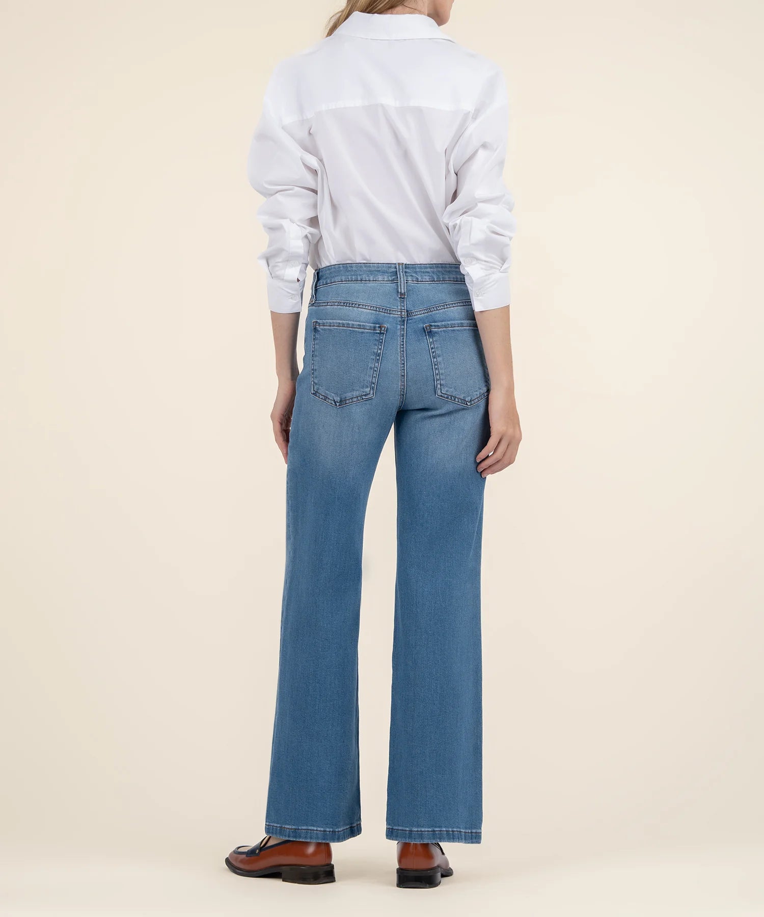 High Rise Wide Leg Jean