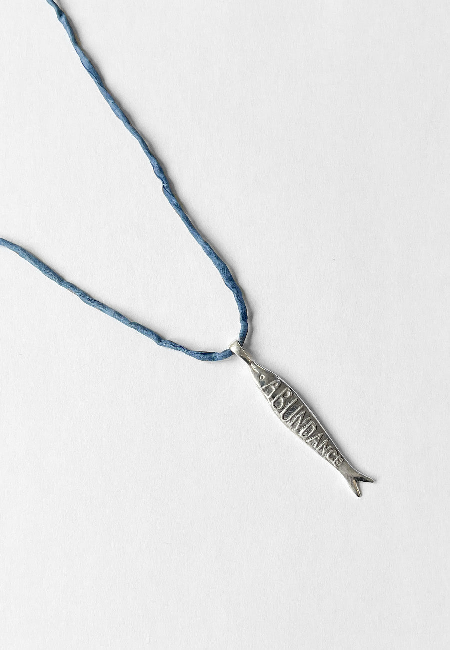 Abundance Fish On Raw Silk