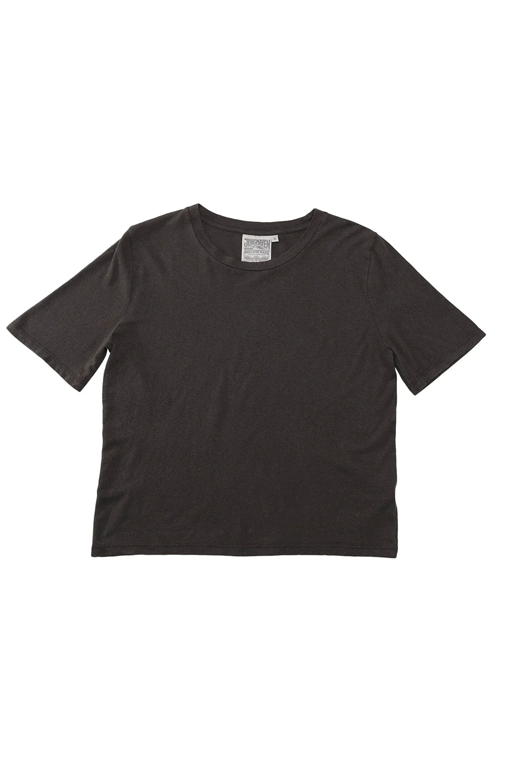 Silverlake Cropped Tee In Coffee Bean