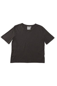 Silverlake Cropped Tee In Coffee Bean