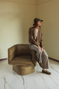 Tailored Pleated Trousers In Grey