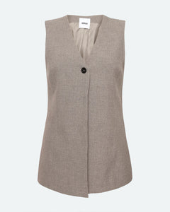 Davida Waistcoat In Pine Bark