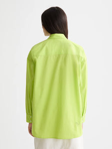 1985 Embroidered Girlfriend Shirt In Green Glow