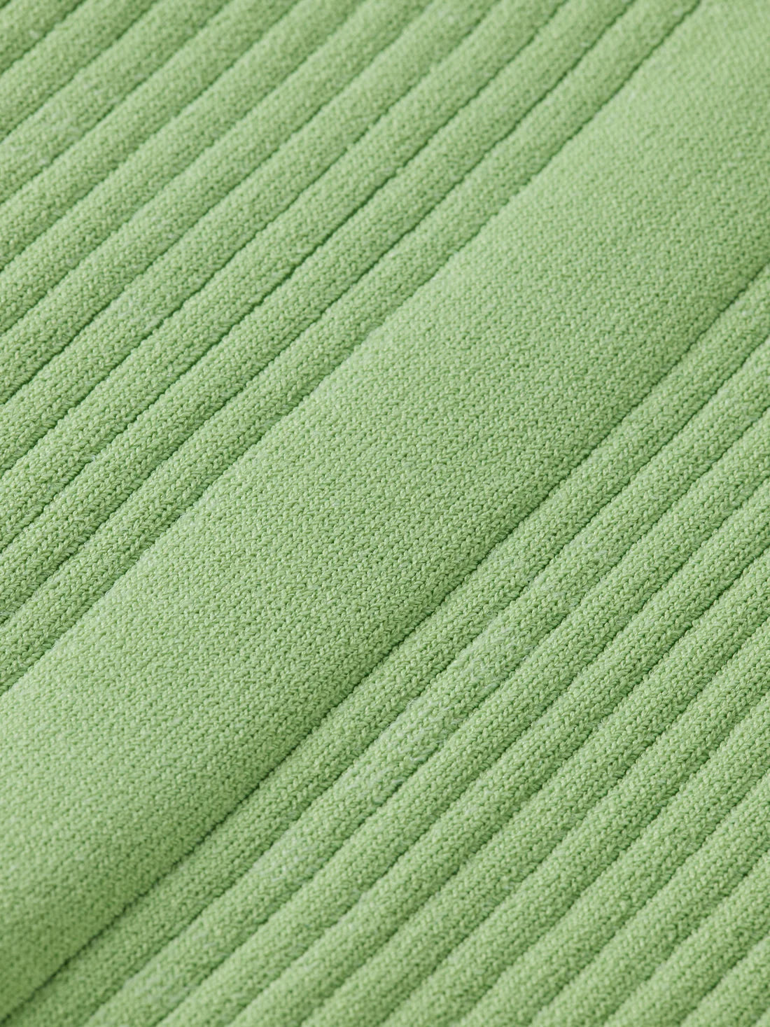 Rib Racer Knit Tank In Pistachio