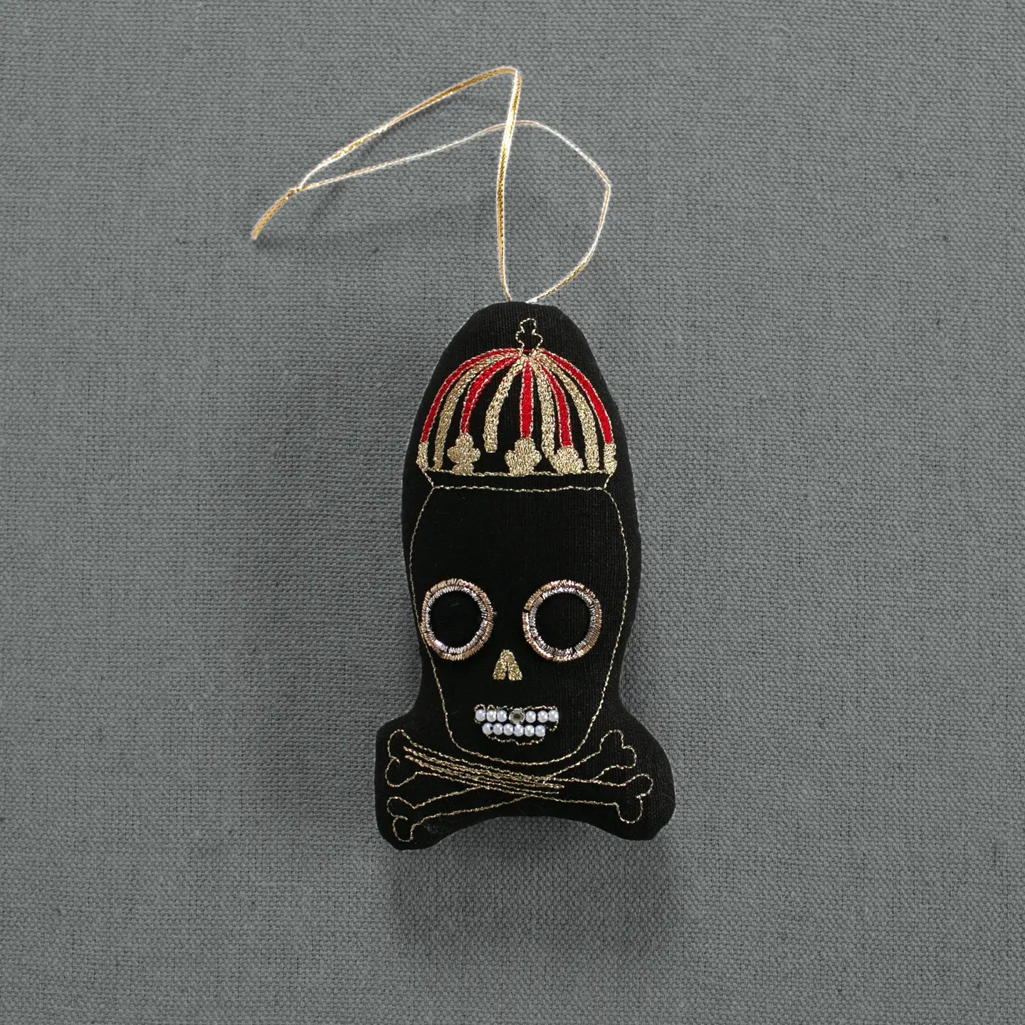 Beanie Skull Ornament