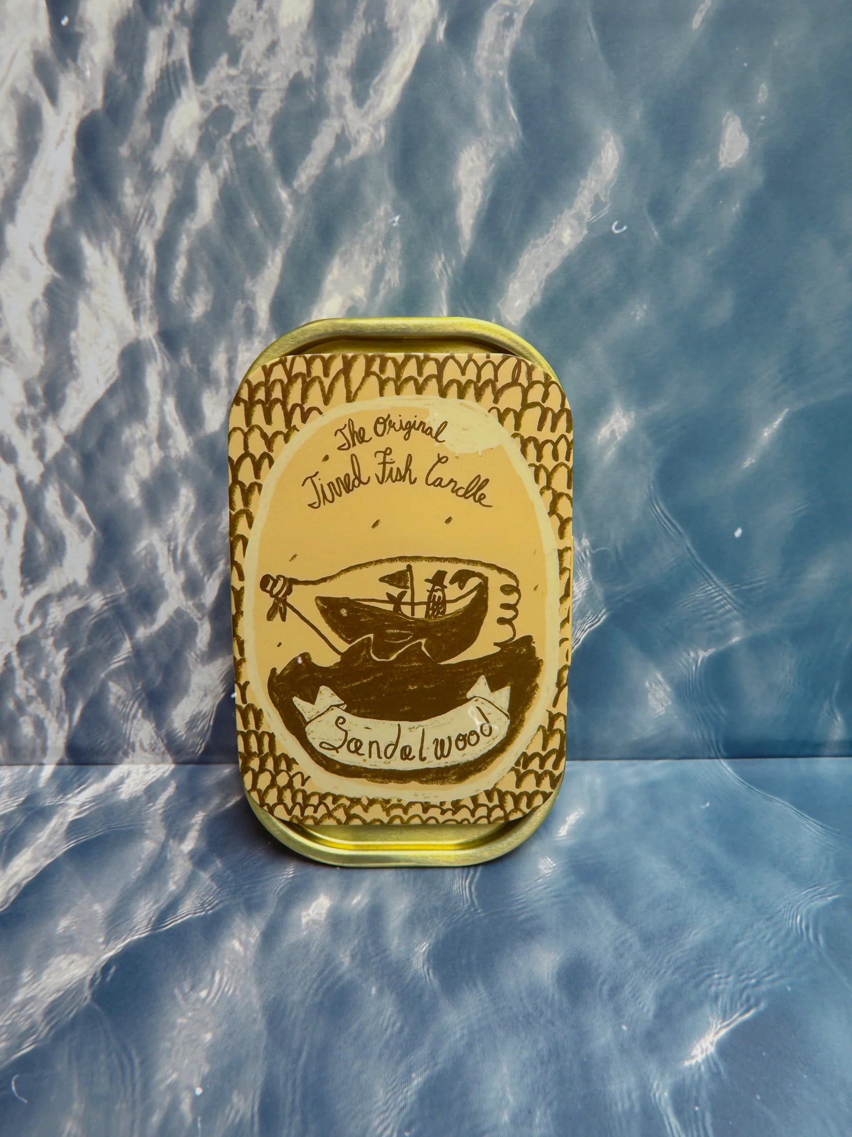 Tinned Fish Candle In Sandalwood