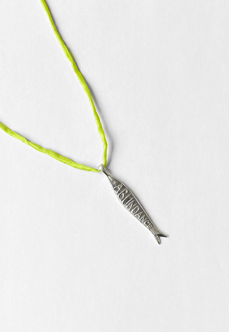 Abundance Fish On Raw Silk