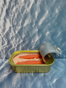 Tinned Fish Candle In Oakmoss & Amber