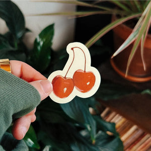 Pair Of Cherries Sticker