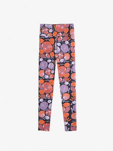 Dahlia Pattern Sporty Leggings