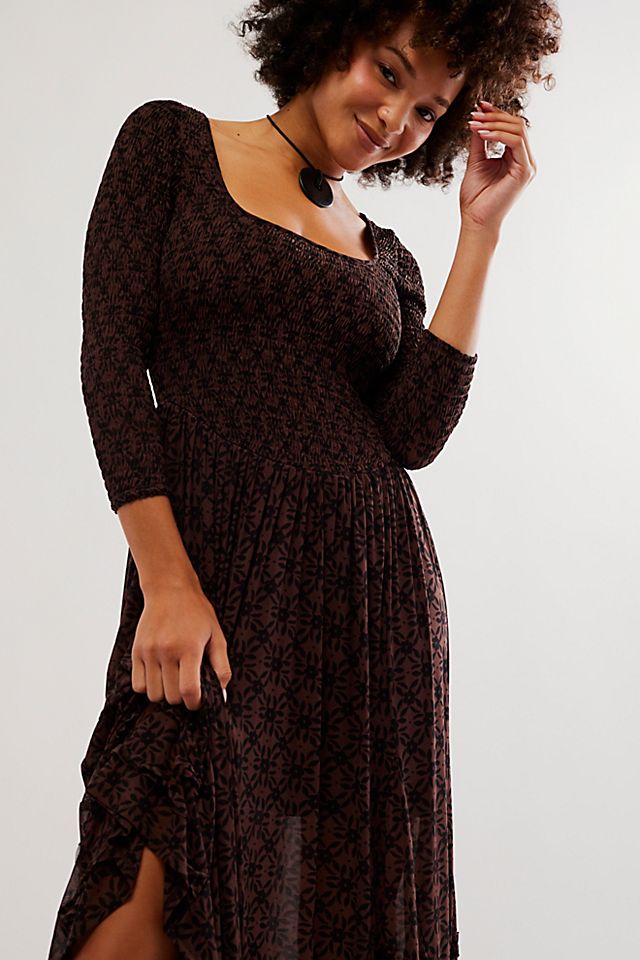 It's Fate Midi In Brown