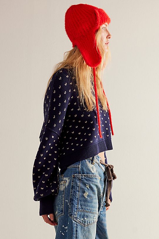 Timber Fuzzy Hat In Holly Berry