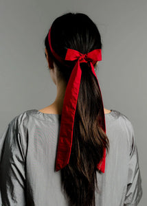 Helena Headband In Tango Taffeta