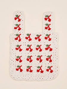 Cherries Crochet Shopper Bag