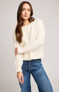 Aspen Pullover Sweater In Cream