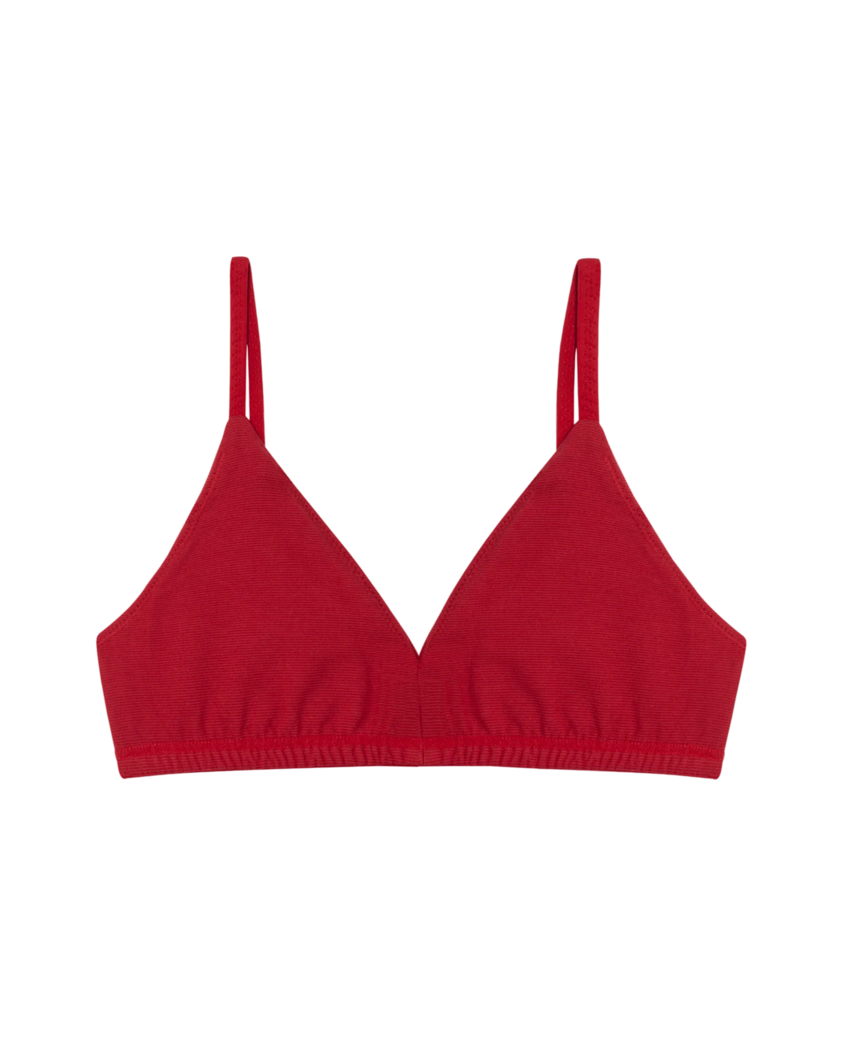 Mineral Triangle Bra In Red