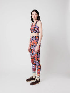 Dahlia Pattern Sporty Top