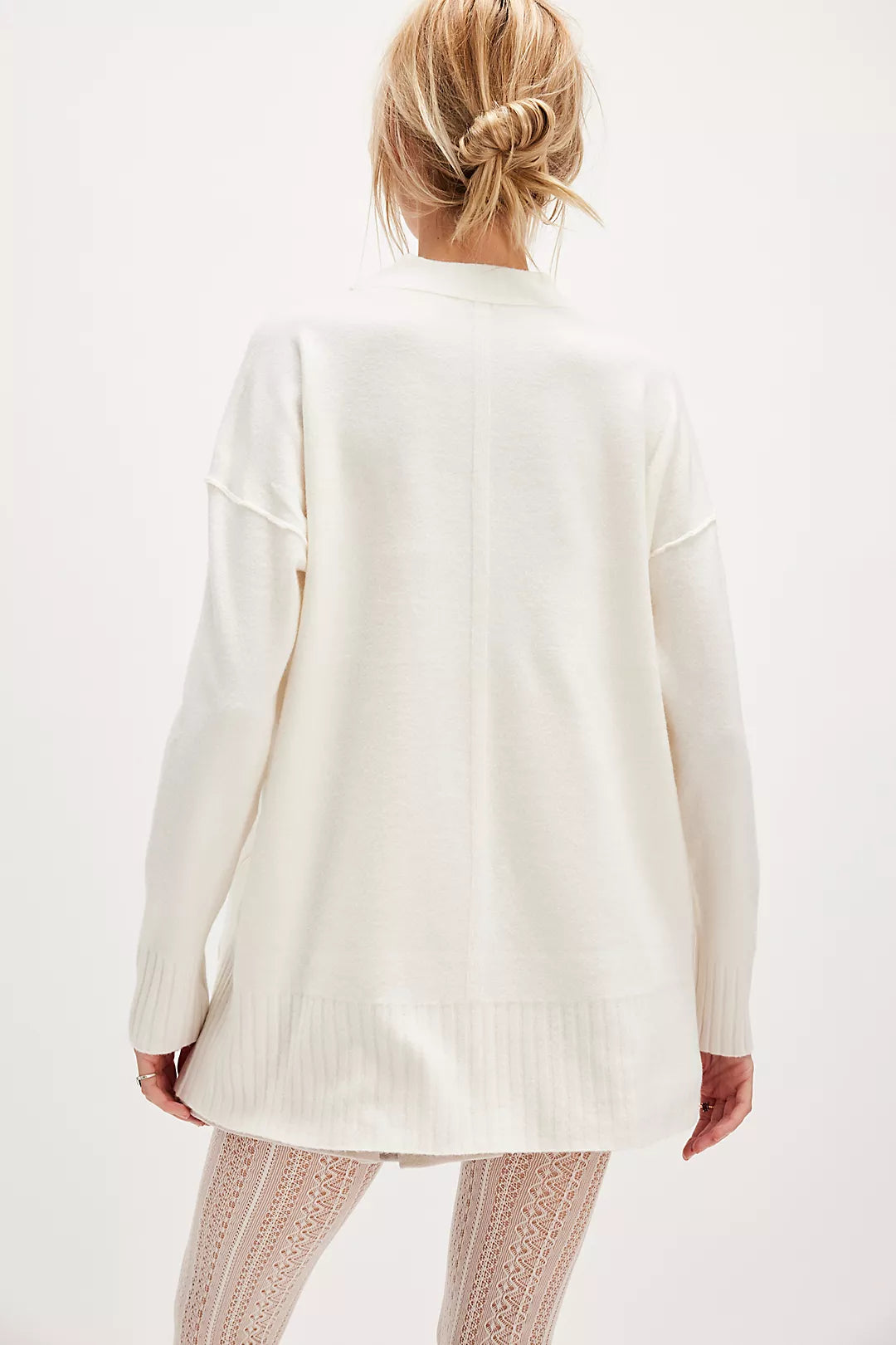 Phoebe Pullover In Stark White