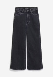 Murliaa Cropped Denim In Ebony Black