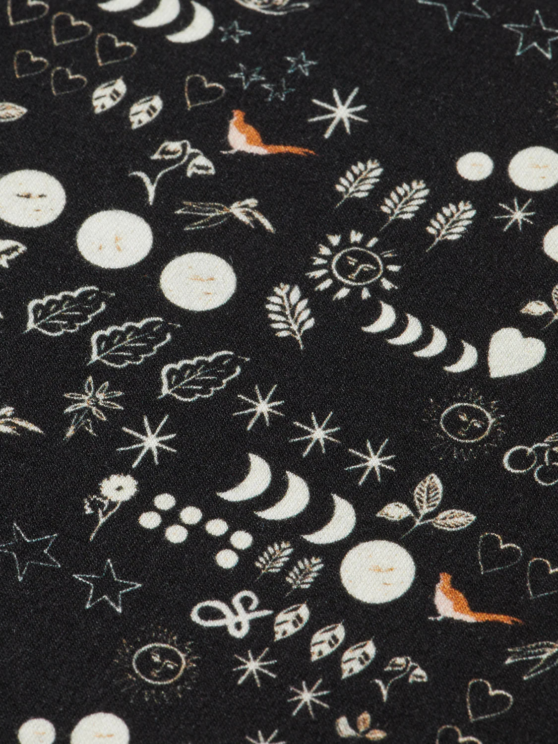 All Over Printed Mock Neck In Moon Gardening