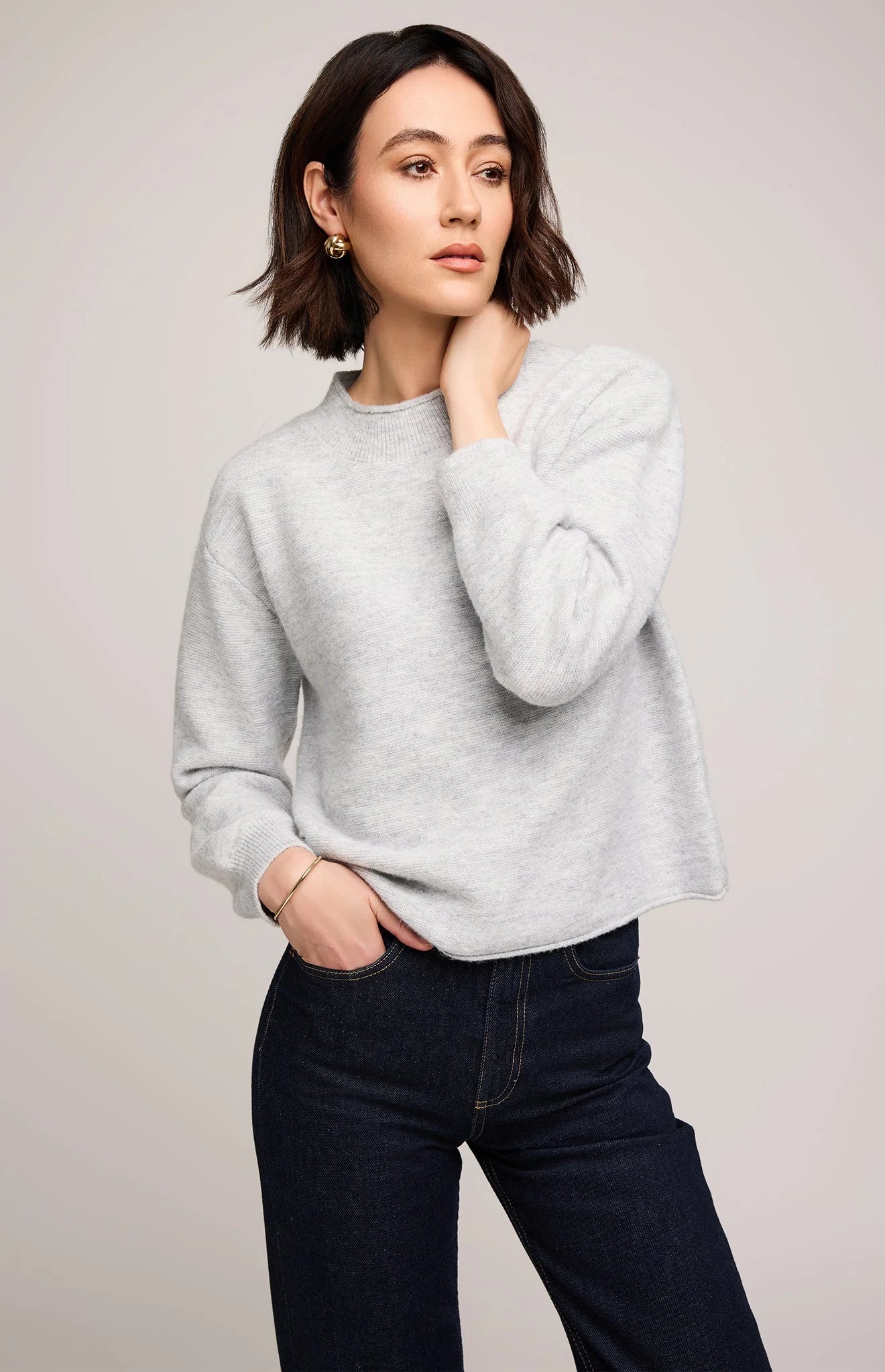 Wanda Pullover In Heather Ash