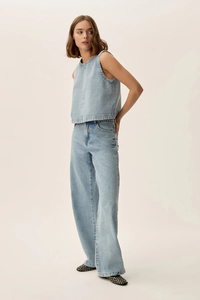 Louzou Denim Top