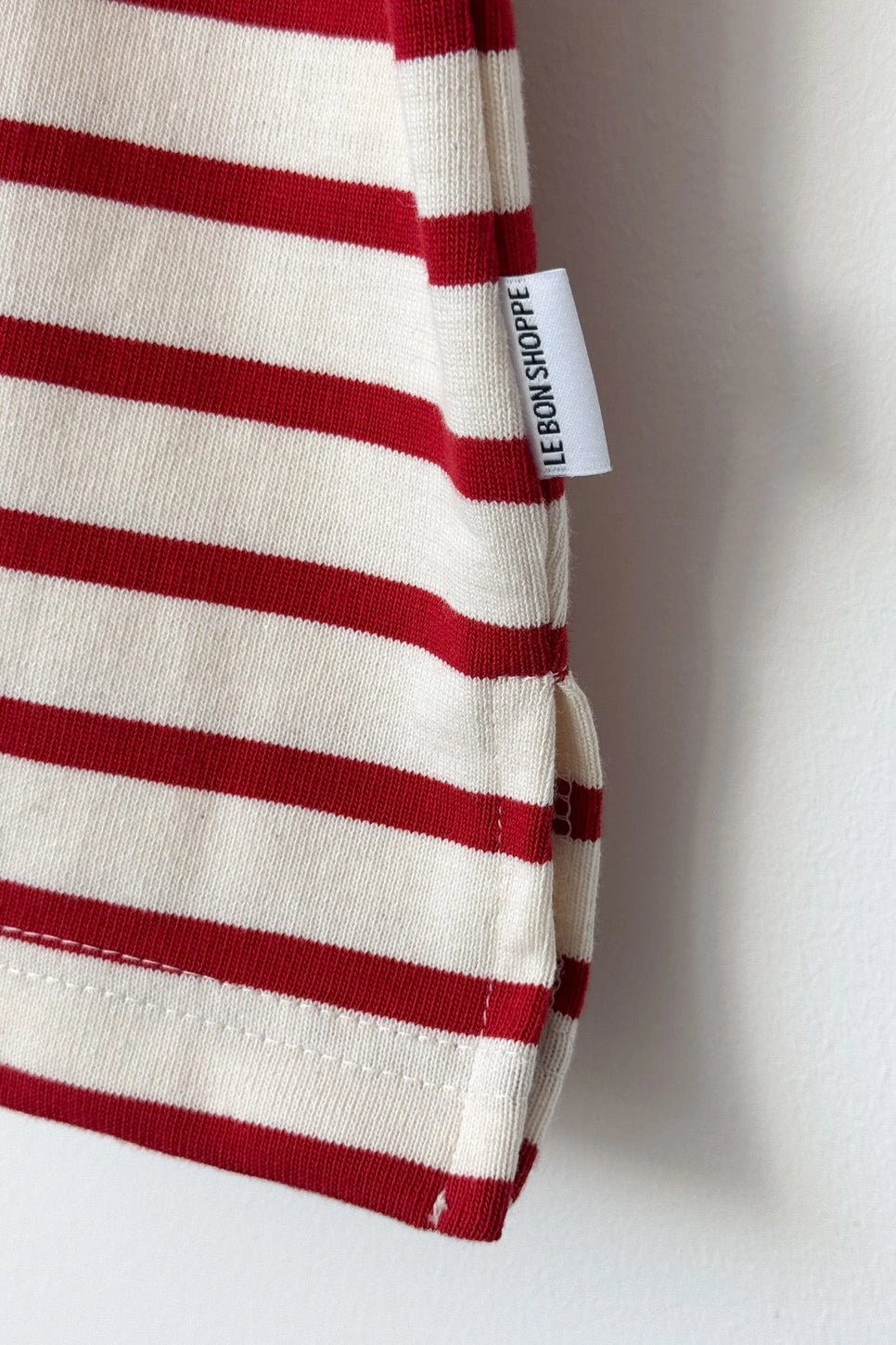 Marseille Boatneck Top In Red Stripe