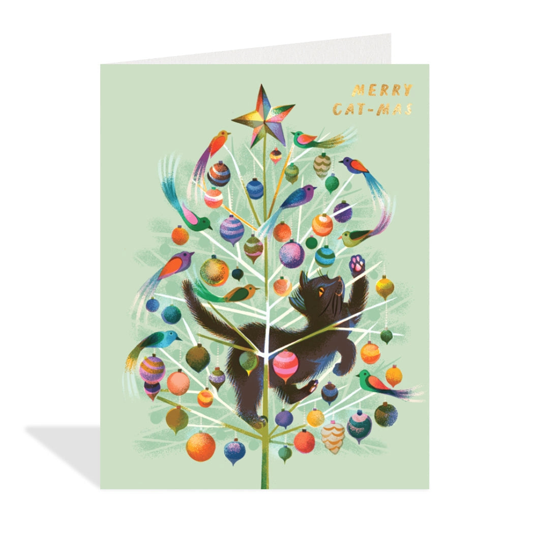 Merry Catmas Holiday Card