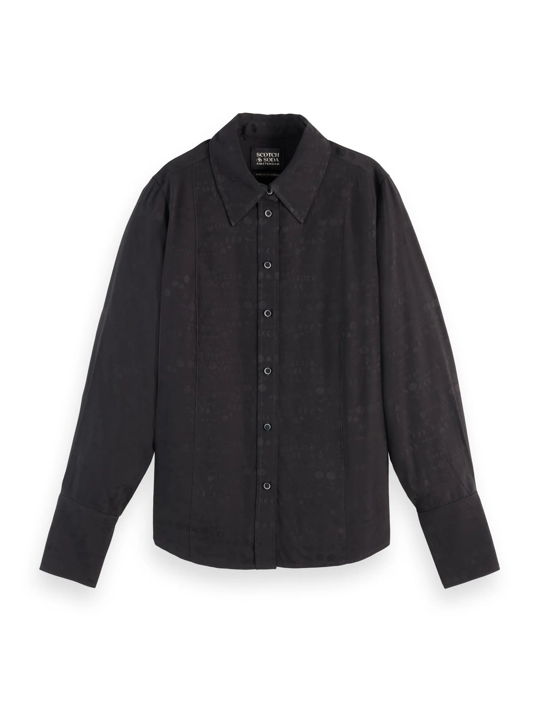 Jacquard Shirt In Meteorite