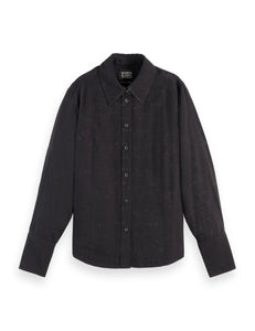 Jacquard Shirt In Meteorite