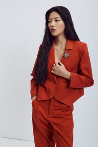 Atali Jacket In Brick