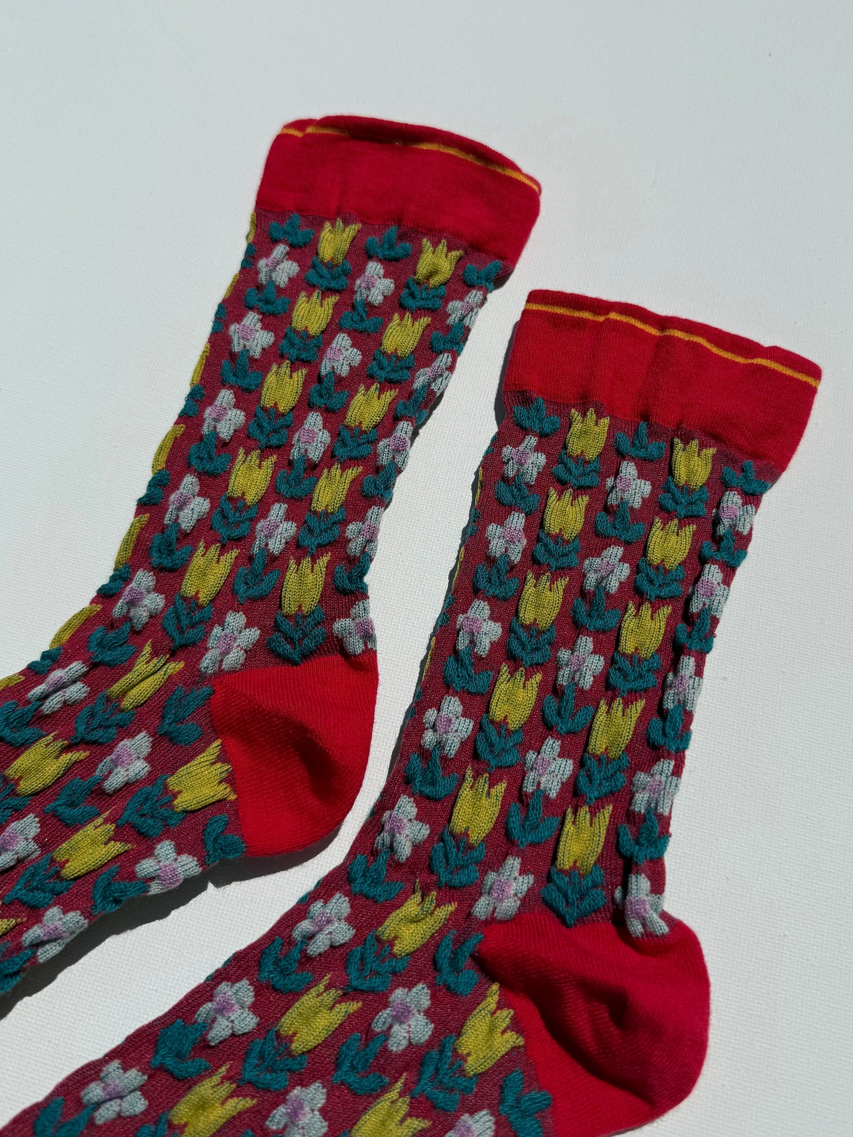 Tulip Garden Socks