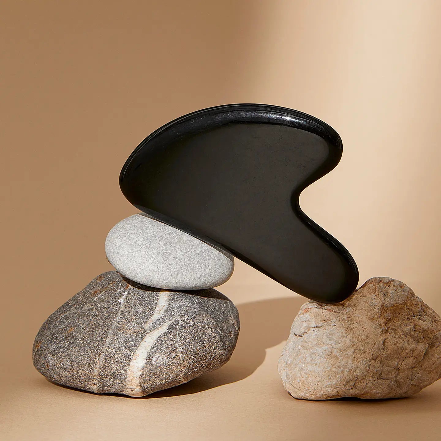 Black Obsidian Gua Sha Stone