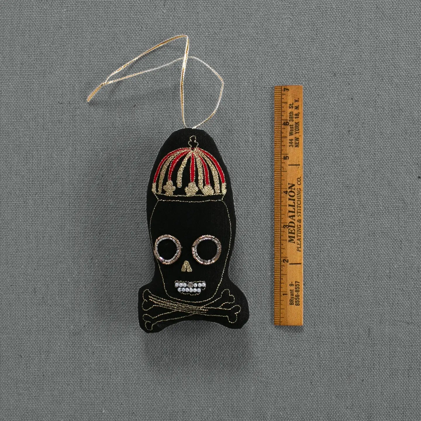 Beanie Skull Ornament