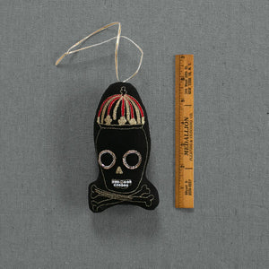 Beanie Skull Ornament
