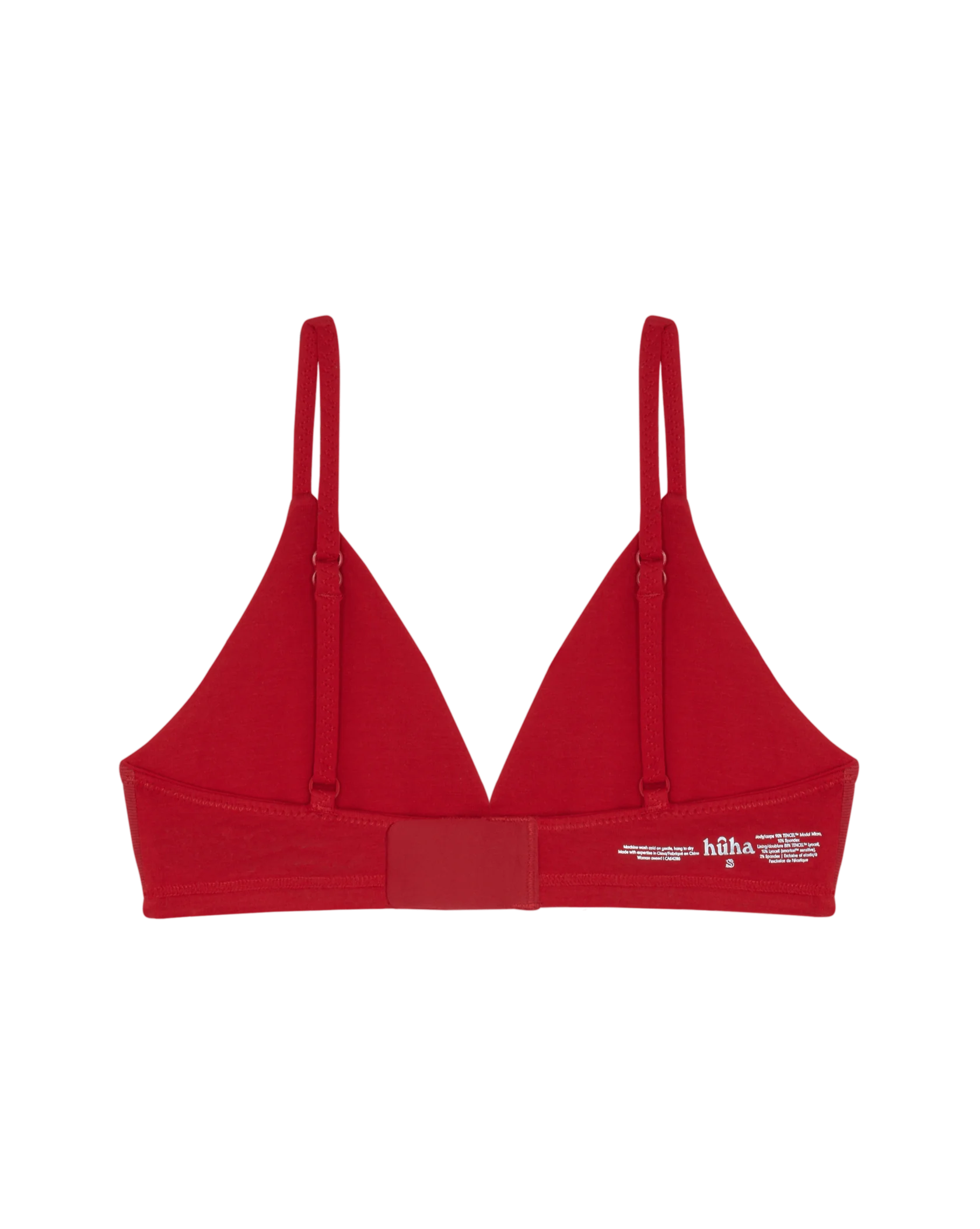 Mineral Triangle Bra In Red