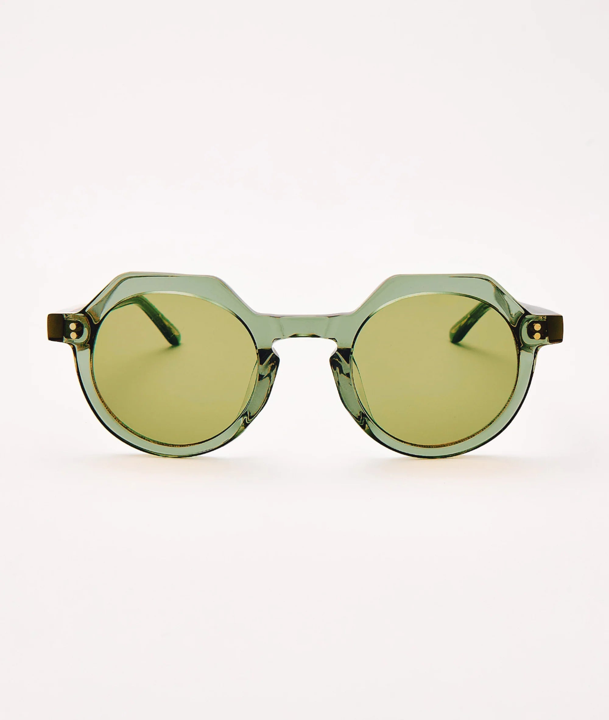 The Georgie Sunglasses In Verde Palma