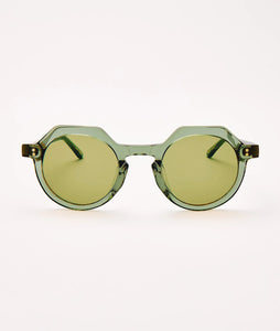 The Georgie Sunglasses In Verde Palma