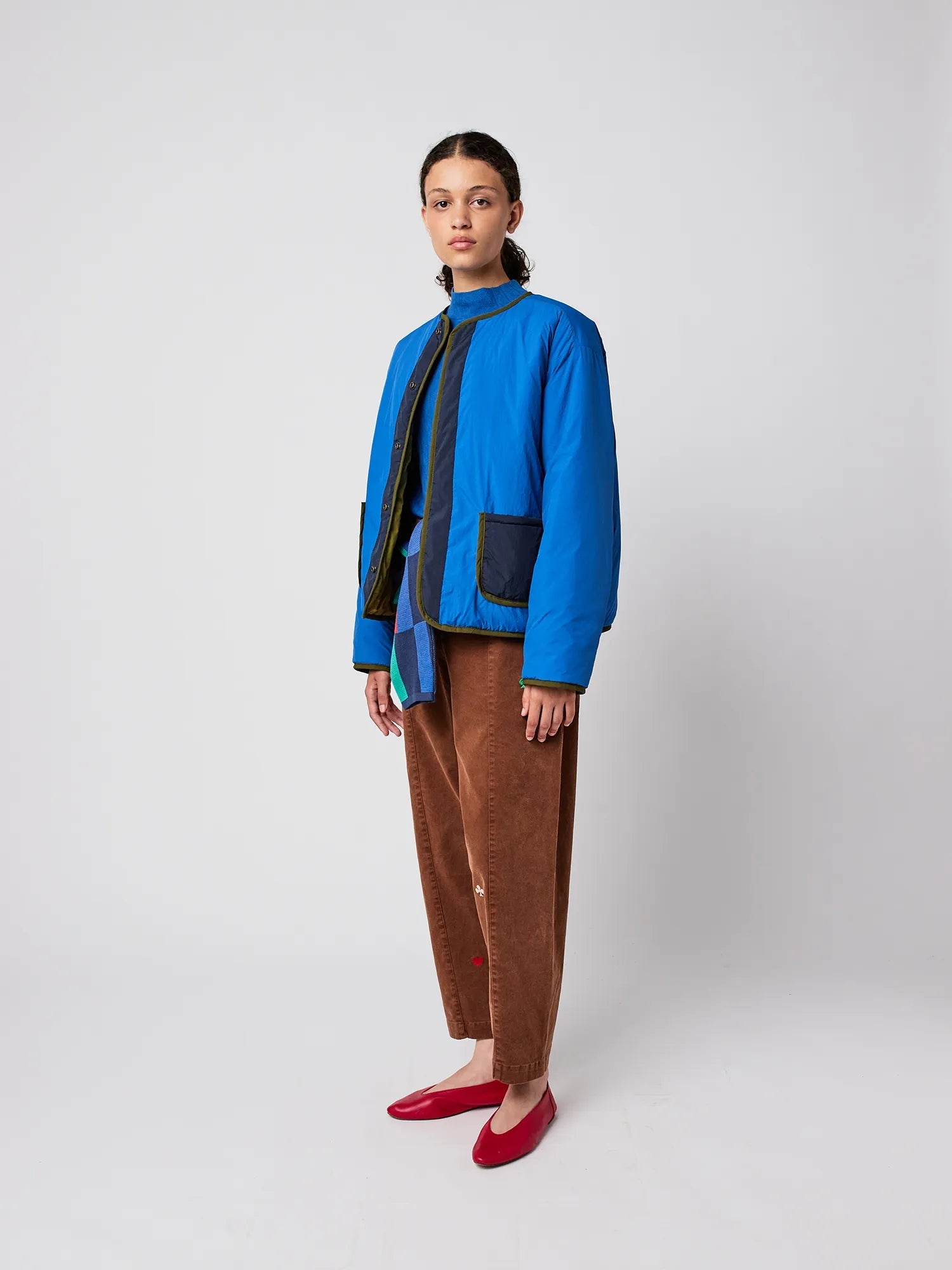 Colour Block Reversible Jacket