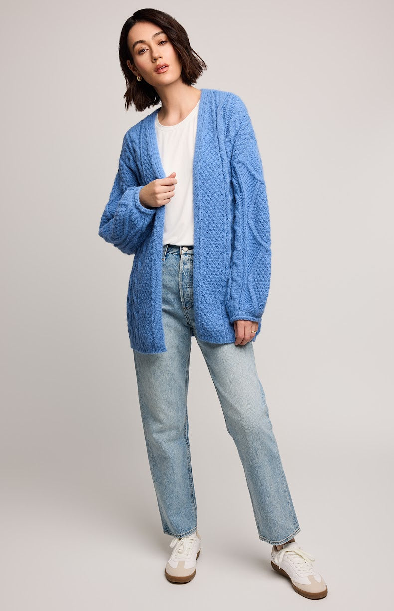 Betty Cardigan In Pacific