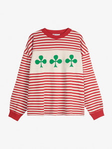 Shamrock Knitted Striped Relaxed TShirt