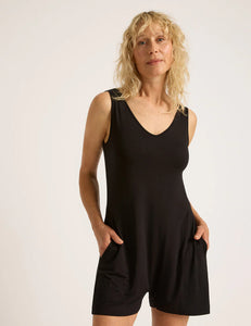 Short Romper In Black