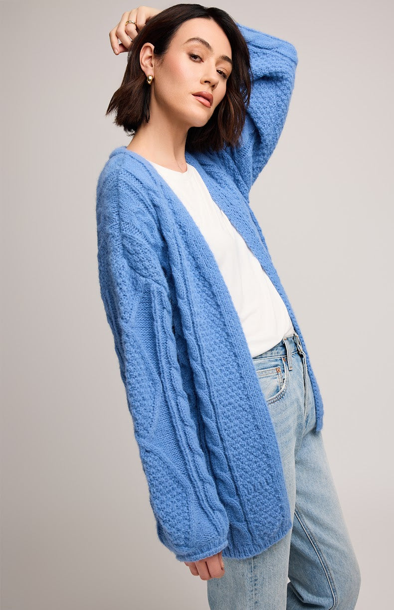 Betty Cardigan In Pacific