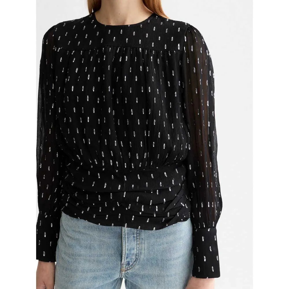 Fil Coupe Blouse In Meteorite