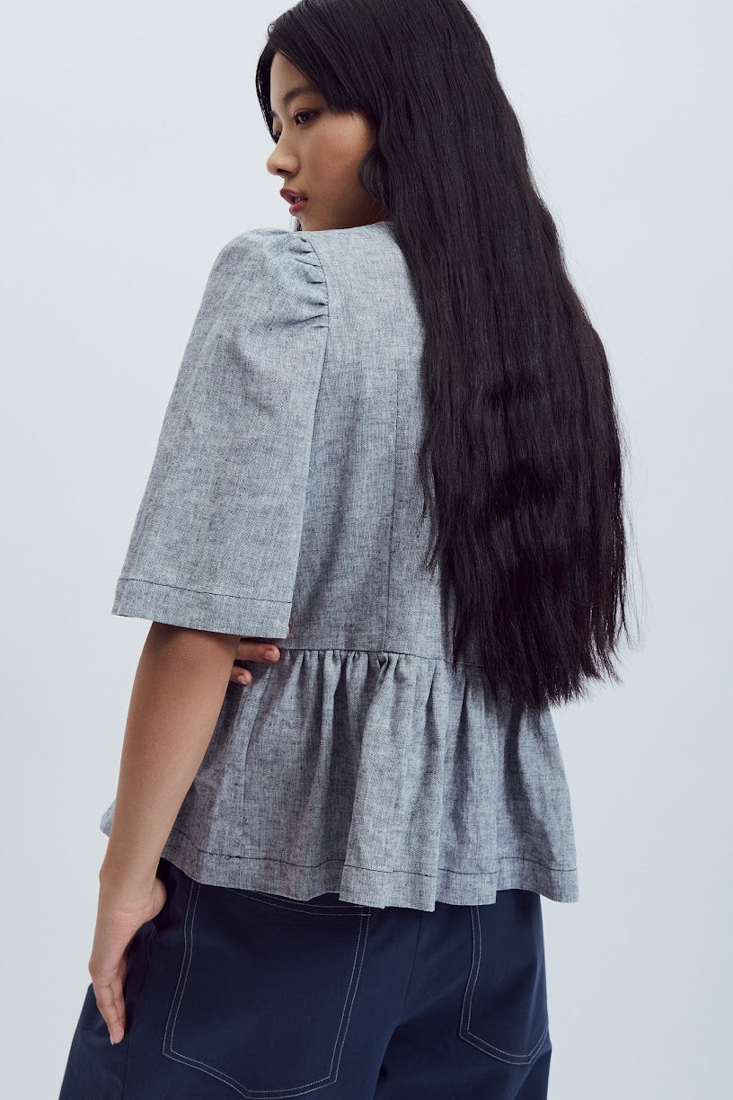 Soma Top In Heather Grey