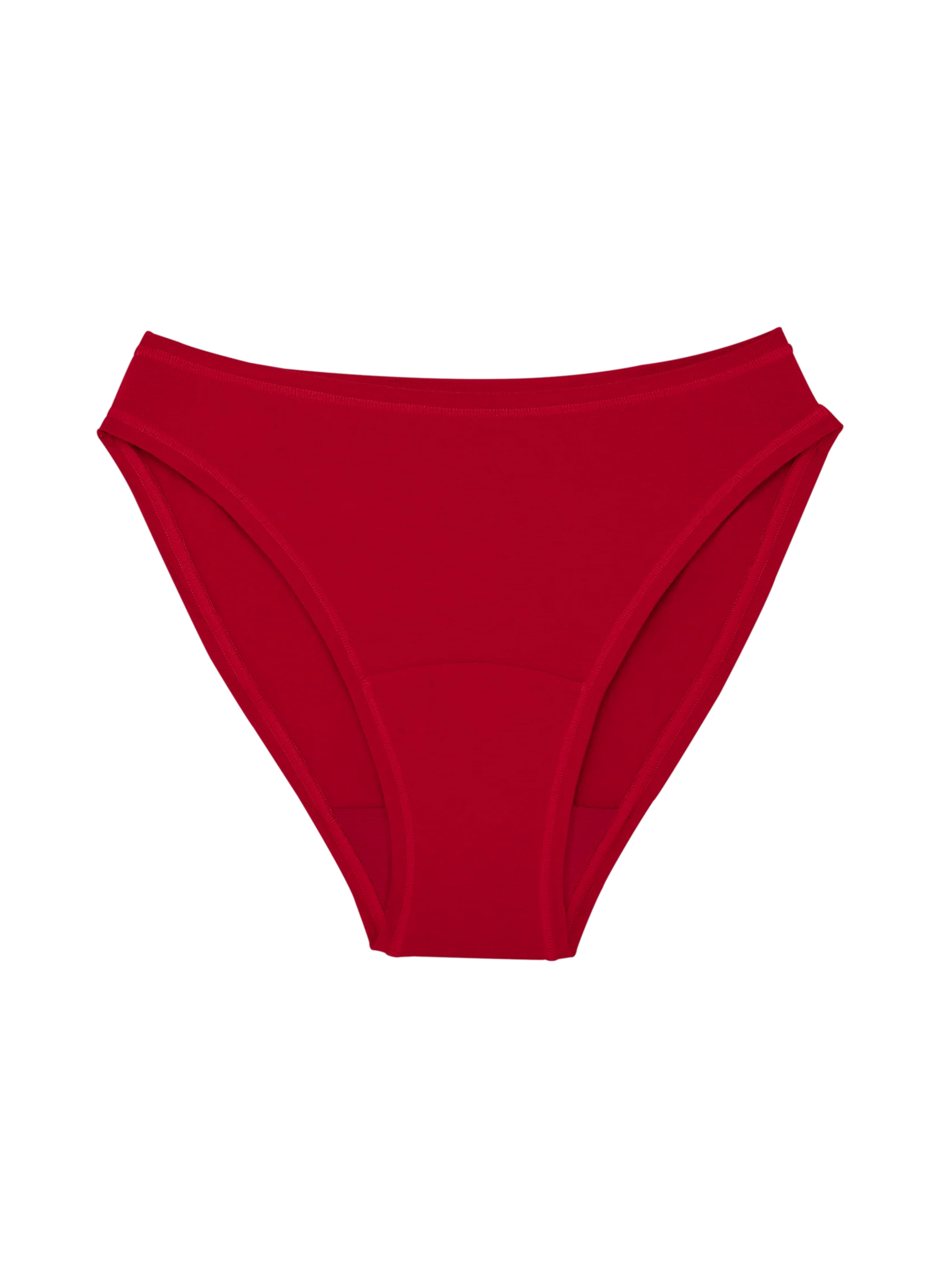 Mineral Undies High Rise Bikini In Red