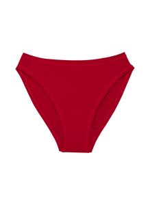 Mineral Undies High Rise Bikini In Red