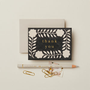 Ink Flora Thank You Mini Card