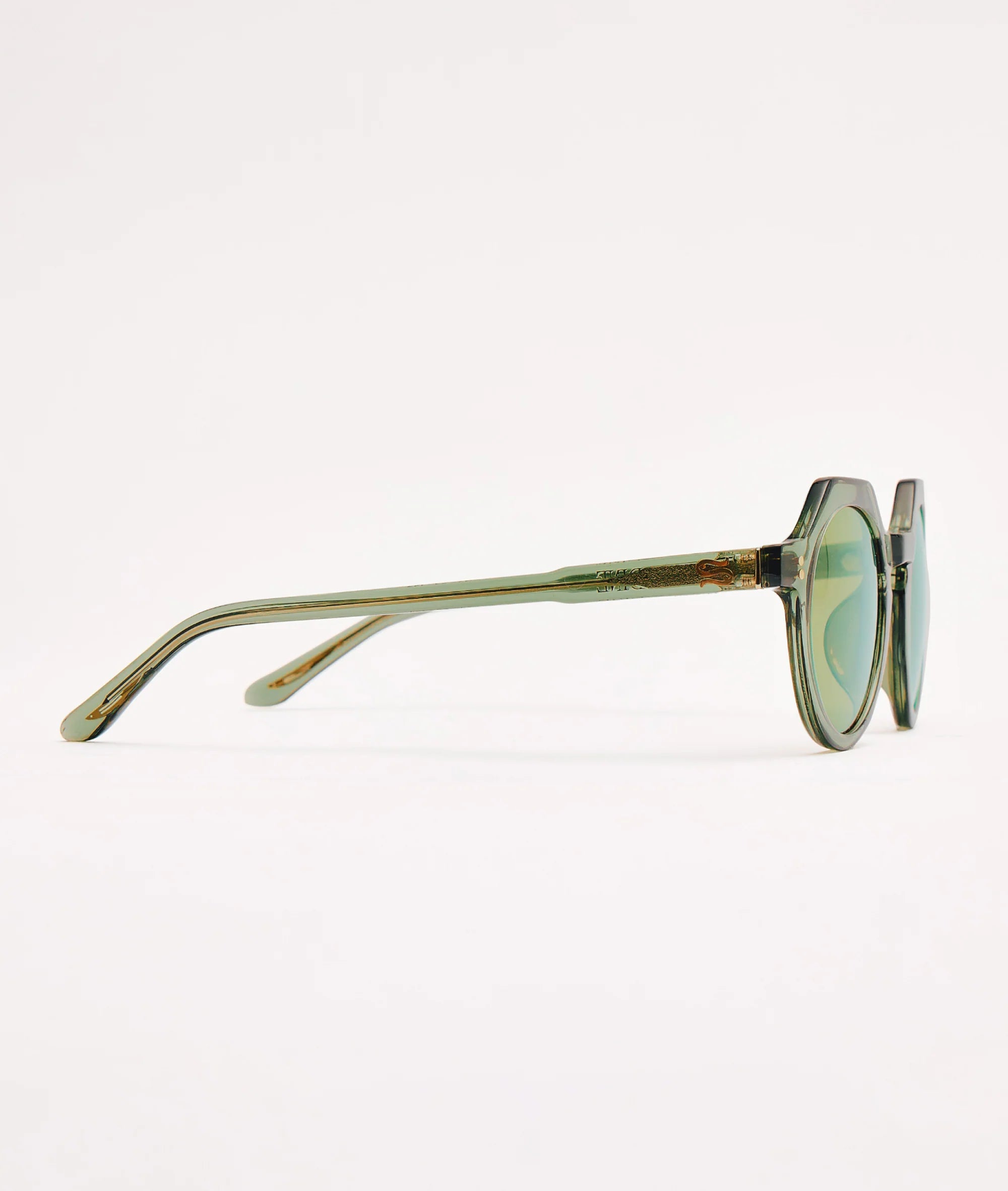 The Georgie Sunglasses In Verde Palma